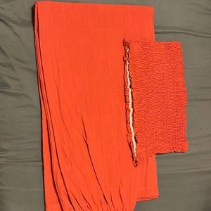 SHEIN Crop top & crinkle pants! Size L